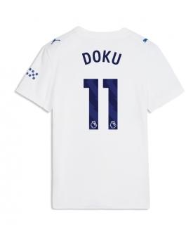 Manchester City Jeremy Doku #11 Maglia Gara Terza Repliche 2026-27 Donna Maniche Corte Manchester City Jeremy Doku #11 Maglia Gara Terza Repliche 2026-27 Donna Maniche Corte